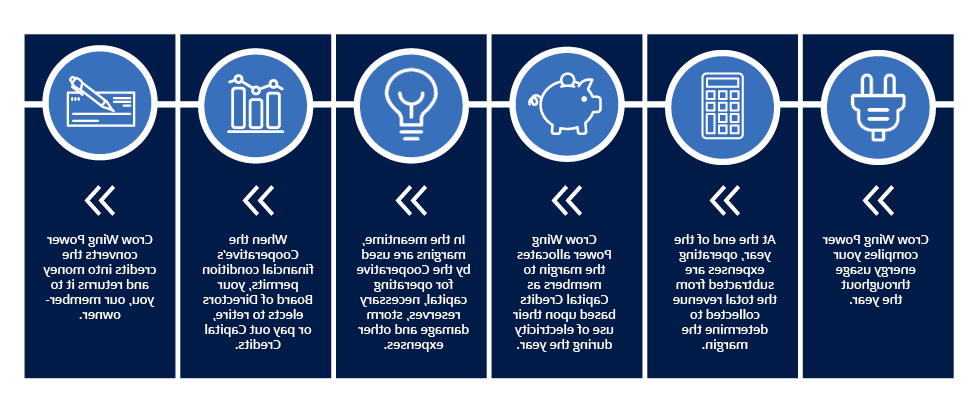 The capital credit process diagram. 